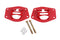 BMR 10-15 5th Gen Camaro Coilover Conversion Kit Rear Upper Mount - Red