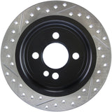 StopTech 07-09 Mini Coooper/Cooper S Slotted & Drilled Left Rear Rotor