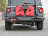 aFe MACH Force-Xp Axle-Back Exhaust System w/Black Tip 18-20 Jeep Wrangler L4-2.0T / V6-3.6L