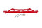 BMR 16-17 6th Gen Camaro Rear Of Rear Cradle Brace - Red