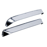 AVS 80-96 Ford Bronco (Installs w/Screws) Ventshade Window Deflectors 2pc - Stainless