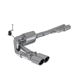 MBRP 2019+ Chevrolet Silverado 1500 4.5L/5.3L Pre-Axle Dual Side Exite w/ 4in OD Tip - AL