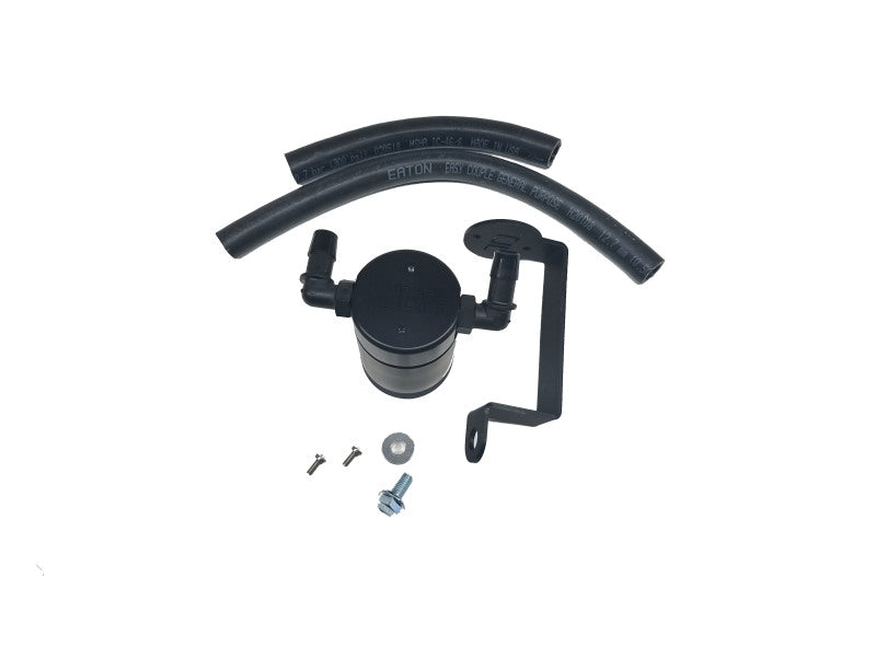 J&amp;L 05-23 Dodge Charger 5.7L Hemi Passenger Side Oil Separator 3.0 - Black Anodized