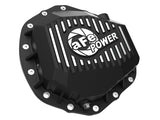 aFe 2020 Chevrolet Silverado 2500 HD  Rear Differential Cover Black ; Pro Series w/ Machined Fins