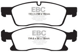 EBC 11+ Dodge Durango 3.6 Ultimax2 Front Brake Pads